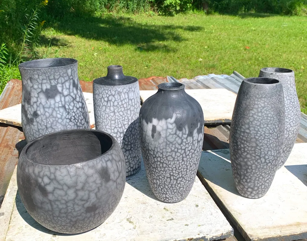 Alternative Firing: Naked Raku & Horse Hair Firing