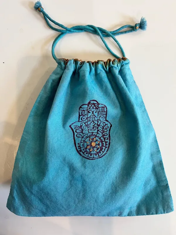 Holiday Gift Bags: Block Printing on Fabric
