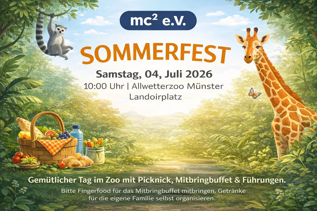 Sommerfest des mc² e.V. im Allwetterzoo (nur für Mitglieder)