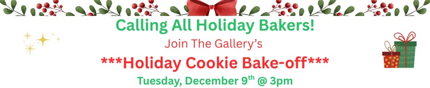 Holiday Cookie Bake-Off (TASTERS ONLY)