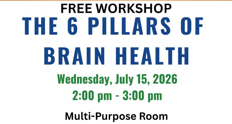 The 6 Pillars of Brain Health - FREE WORKSHOP