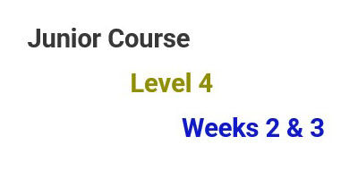 Level 4 Advanced Boat Handling. Weeks 2 and 3.