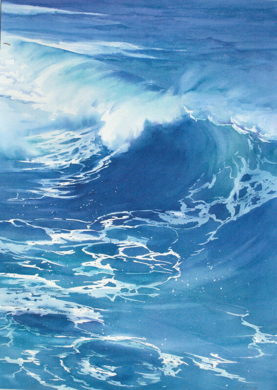 Hearding - Watercolor Workshop - Making Waves