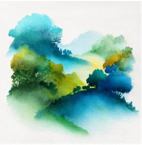 Artac - Watercolor -  “Geometry Meets Nature”