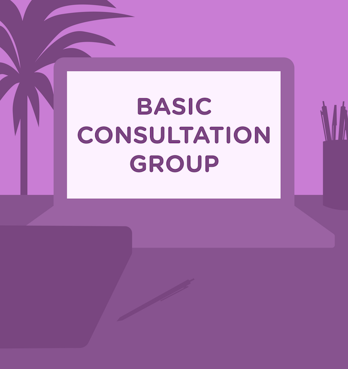 Spring Virtual Basic Consultation Group 2 with Claire Mauer (Wednesdays, 12-2 PM Eastern)