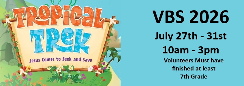 VBS 2026 Volunteer Registration