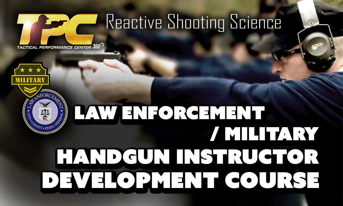 TPC 5-day HANDGUN INSTRUCTOR DEVELOPMENT: Law Enforcement/Military Only! - Salt Lake City, UT