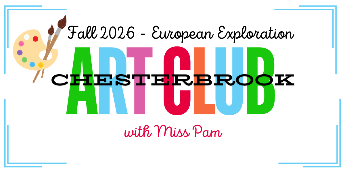 CHESTERBROOK Fall Art Club (Tuesdays)