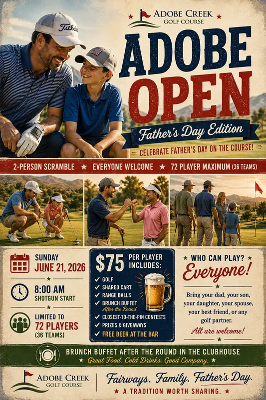 Adobe Open - 9 Hole Scramble