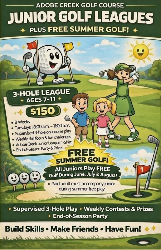Adobe Creek 3 Hole Junior Leagues