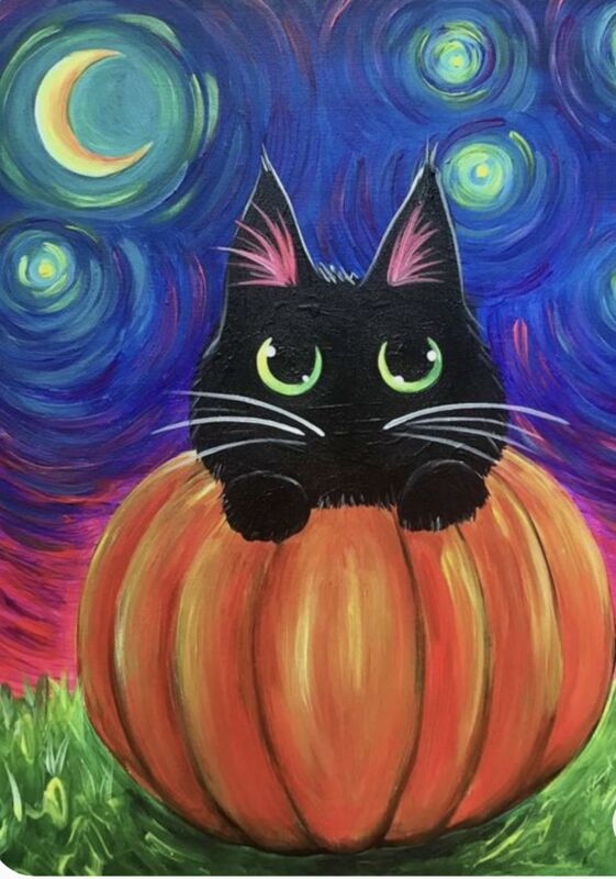 Cat and a Pumpkin!