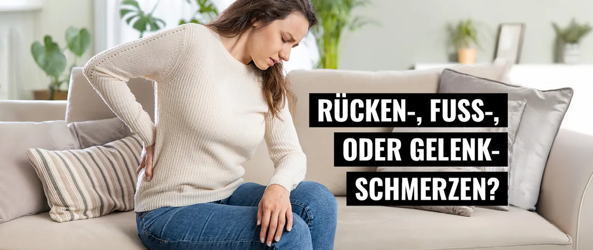 Sprechstunde: Schmerzen an Füssen, Rücken oder Gelenken?