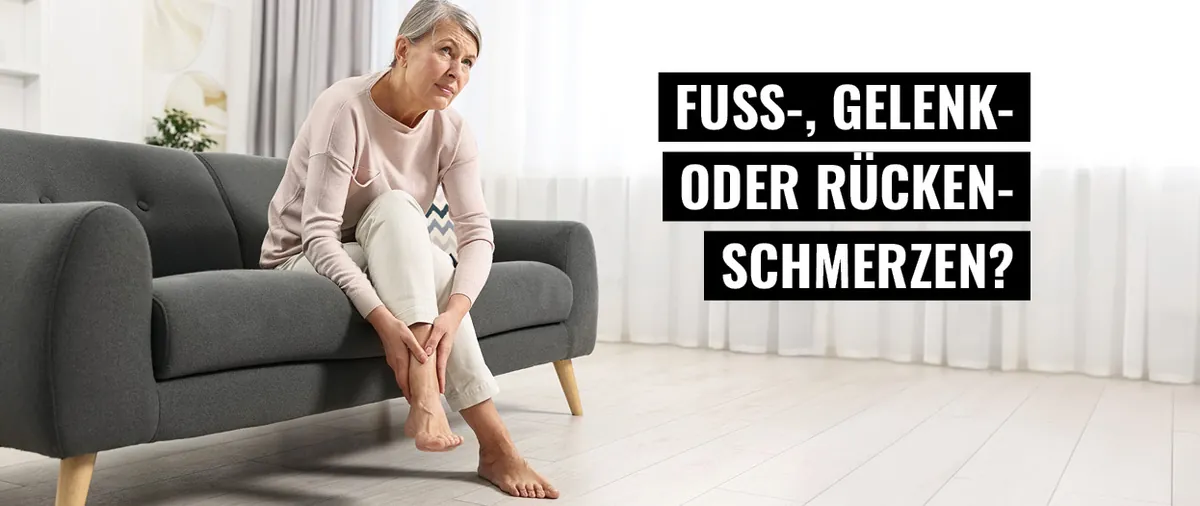 Sprechstunde: Schmerzen an Füssen, Rücken oder Gelenken?