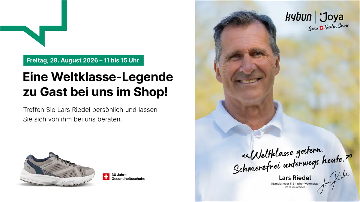 WELTKLASSE-Besuch im Shop Zürich – Lars Riedel, Olympiasieger & 5-facher Weltmeister