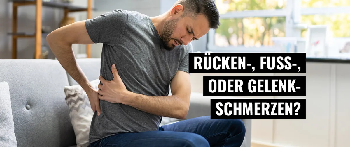 Sprechstunde: Schmerzen an Füssen, Rücken oder Gelenken?