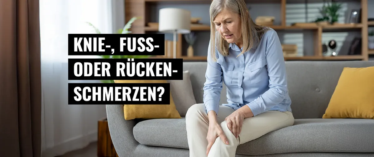 Sprechstunde: Schmerzen an Füssen, Rücken oder Gelenken?