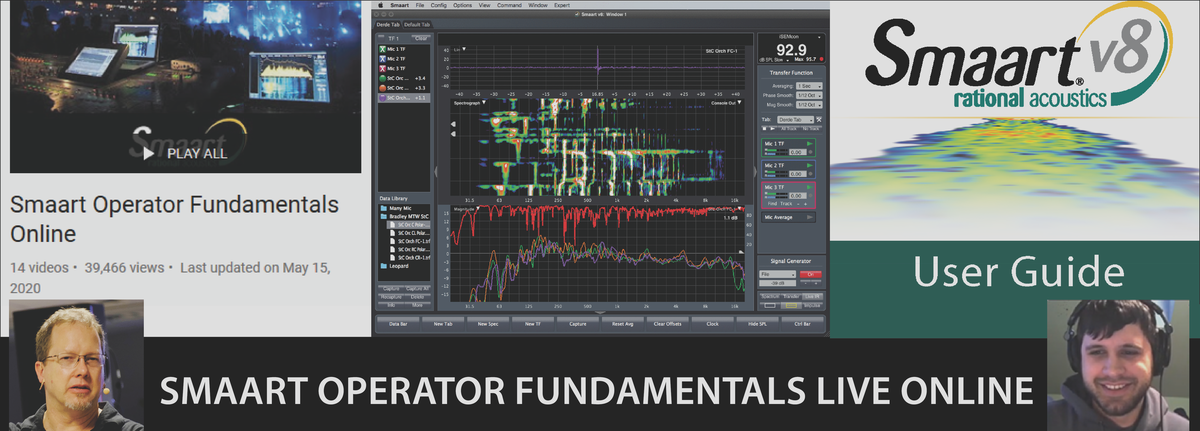 Smaart Operator Fundamentals Live Online (Level 1)