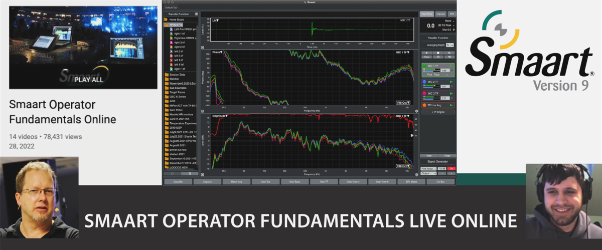 Smaart Operator Fundamentals Live Online