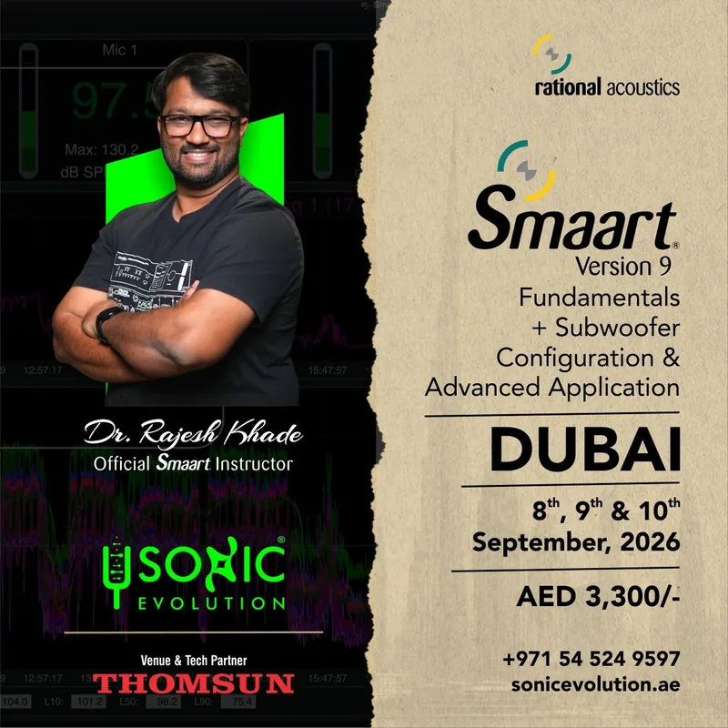 Dubai, UAE Smaart Class September 2026