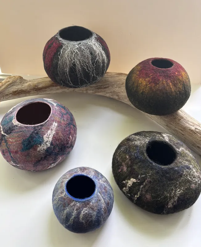 From Fiber to Form: Create a Felted Vessel
