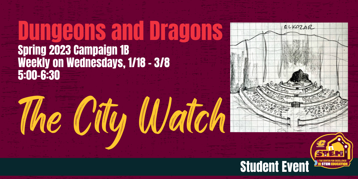 Dungeons & Dragons Spring Campaign 1B — Central Michigan University