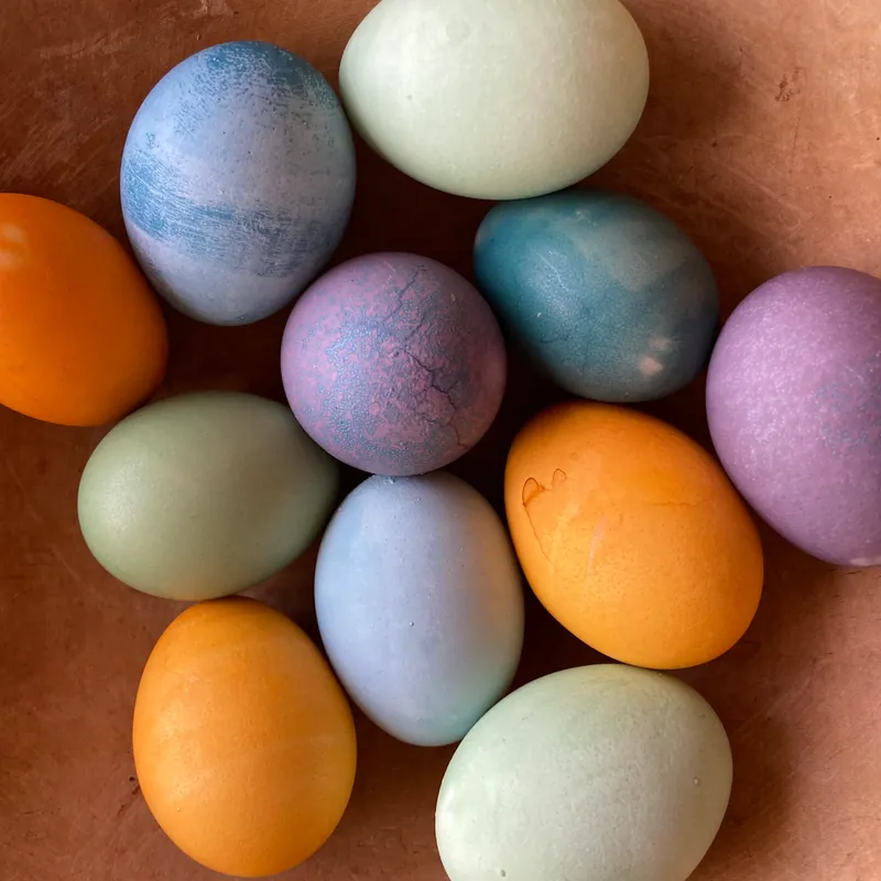 EASTER EGG DYEING + STORY TIME