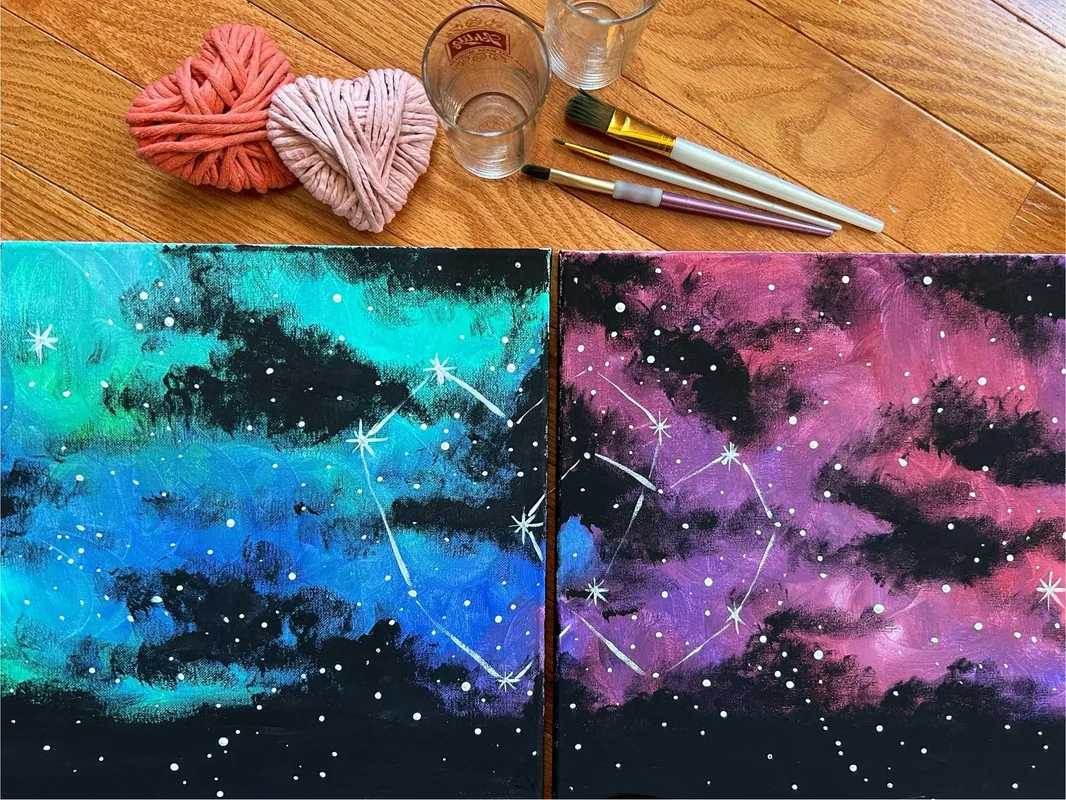 6675 Couples Paint Night - The Stars Align