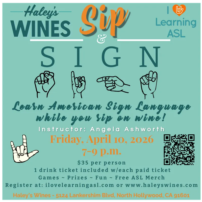 Sip & Sign at Haley's Wines