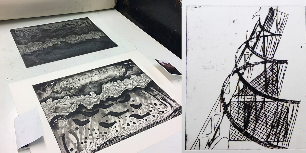 Traditional Etching 6 week daytime course with Christine Felce