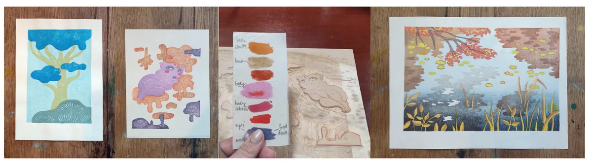 Mokuhanga Japanese woodblock printing – Weekend workshop with Martyna Sabadasz
