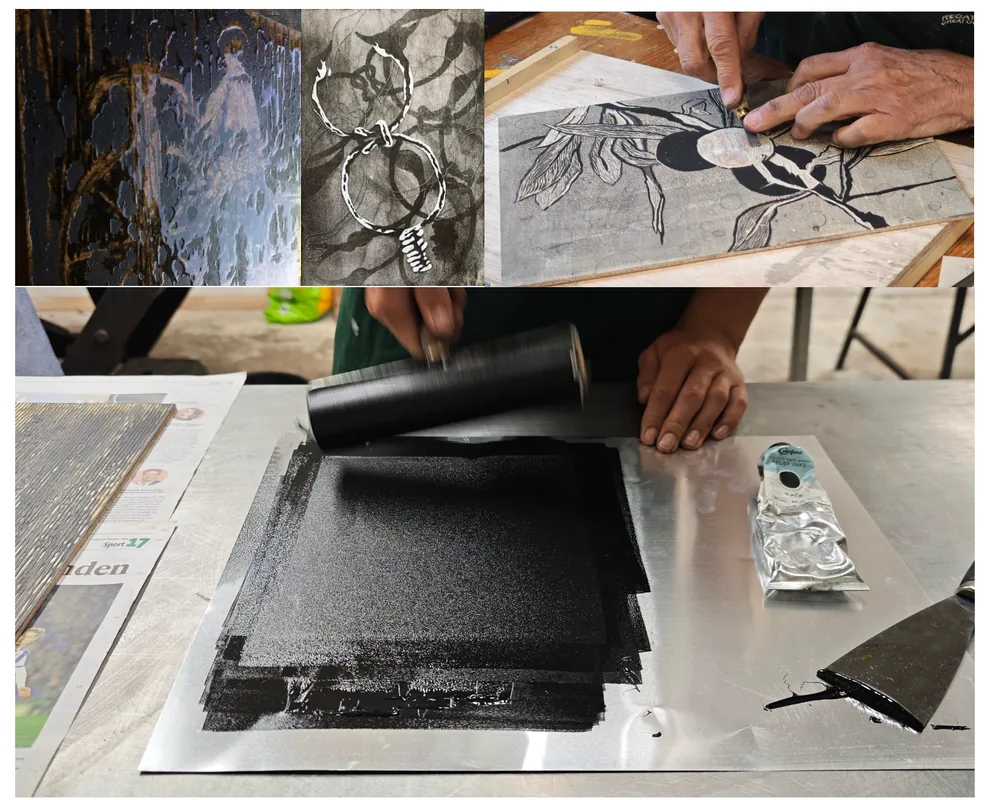 Mokulito: Japanese Wood Lithography-  Workshop with Charlie Ash