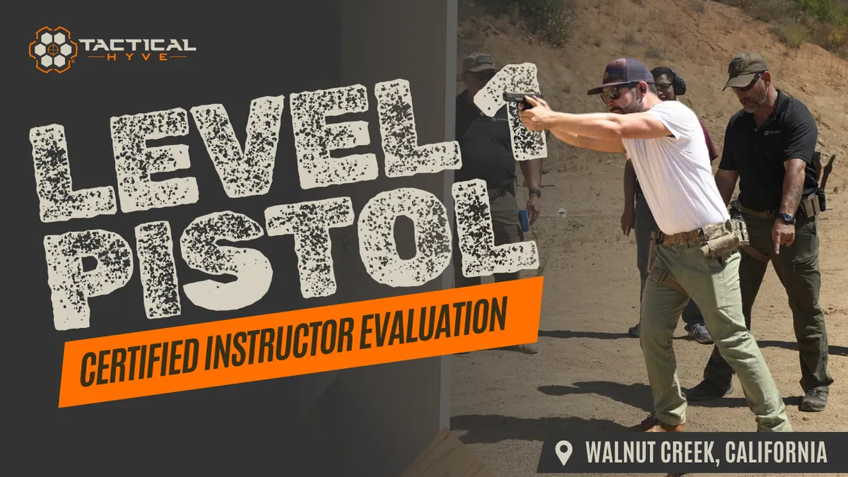 LEVEL 1 Pistol: Certified Instructor Evaluation (Concord, CA)