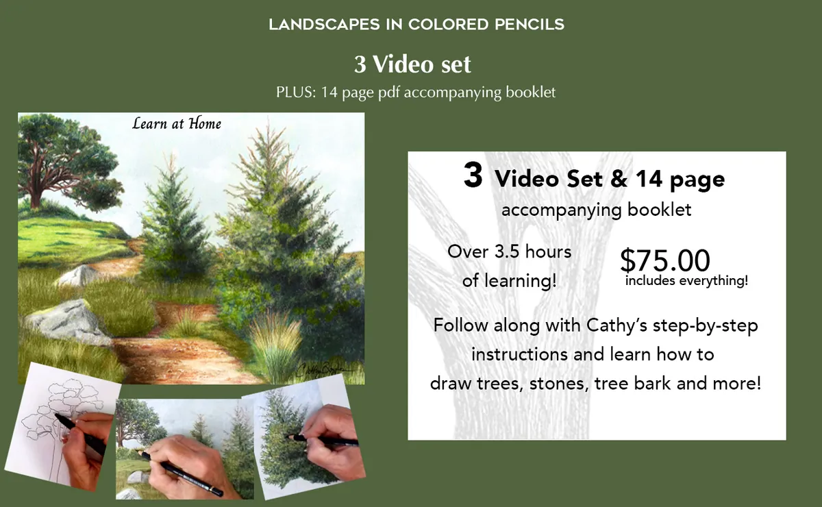 Landscapes in Colored Pencils VIDEO ONLY