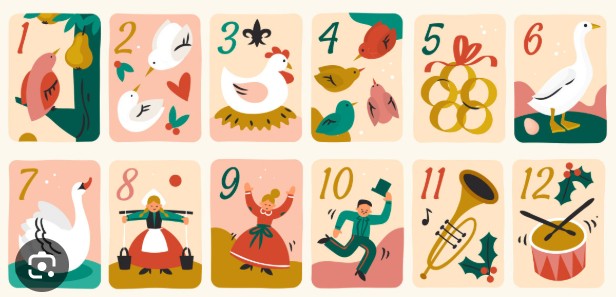 Interactive 12 Days of Christmas