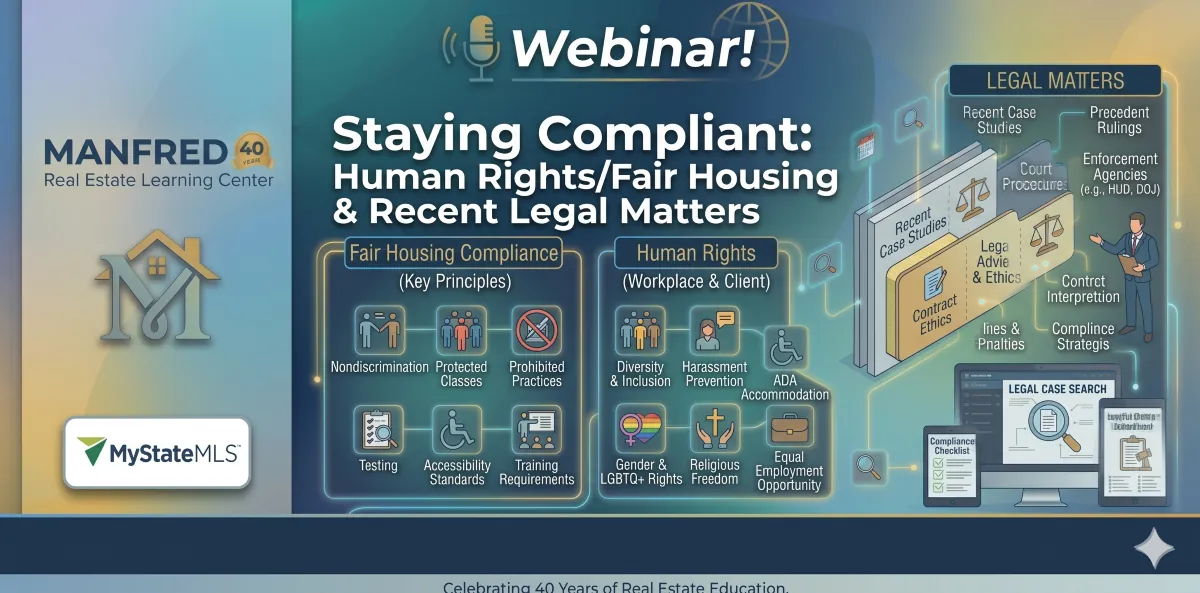 Webinar! Staying Compliant: Human Rights/Fair Housing & Recent Legal Matters
