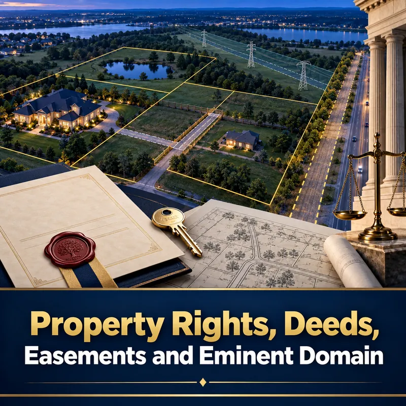 Webinar! Property Rights, Deeds, Easements and Eminent Domain