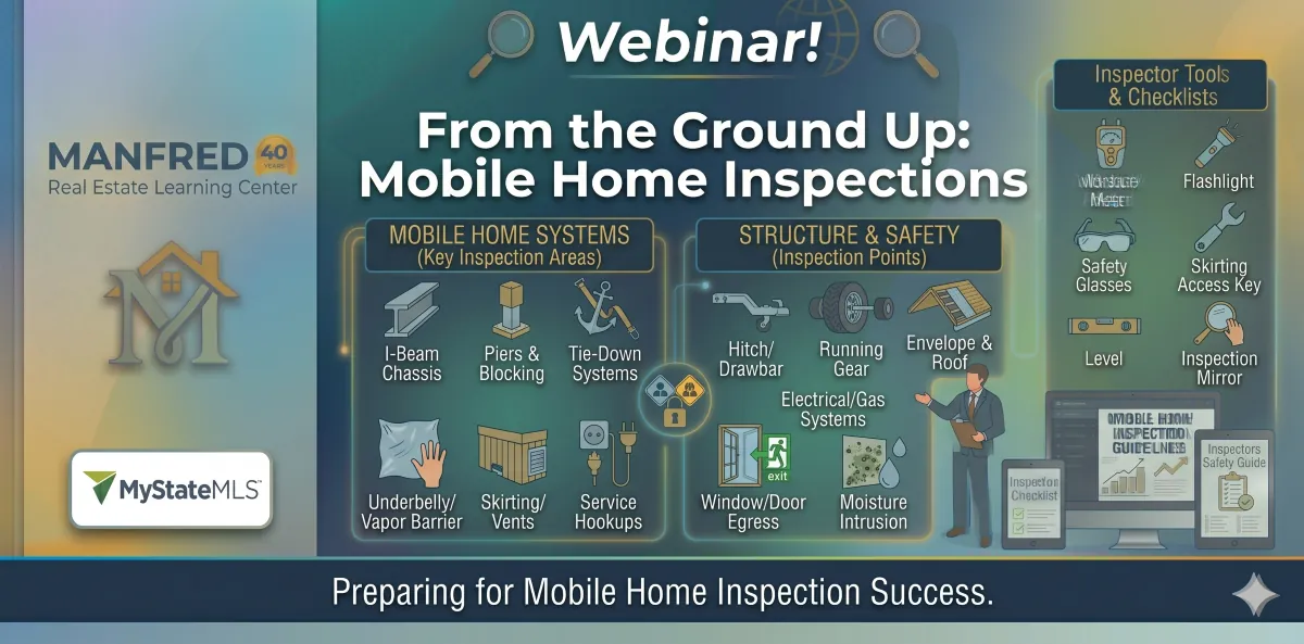 Webinar! From the Ground Up: Mobile Home Inspections