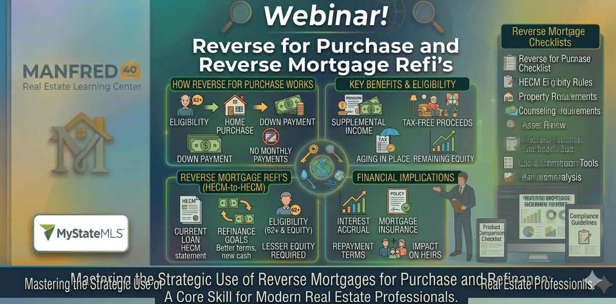 Webinar! Reverse for Purchase and Reverse Mortgage Refi's
