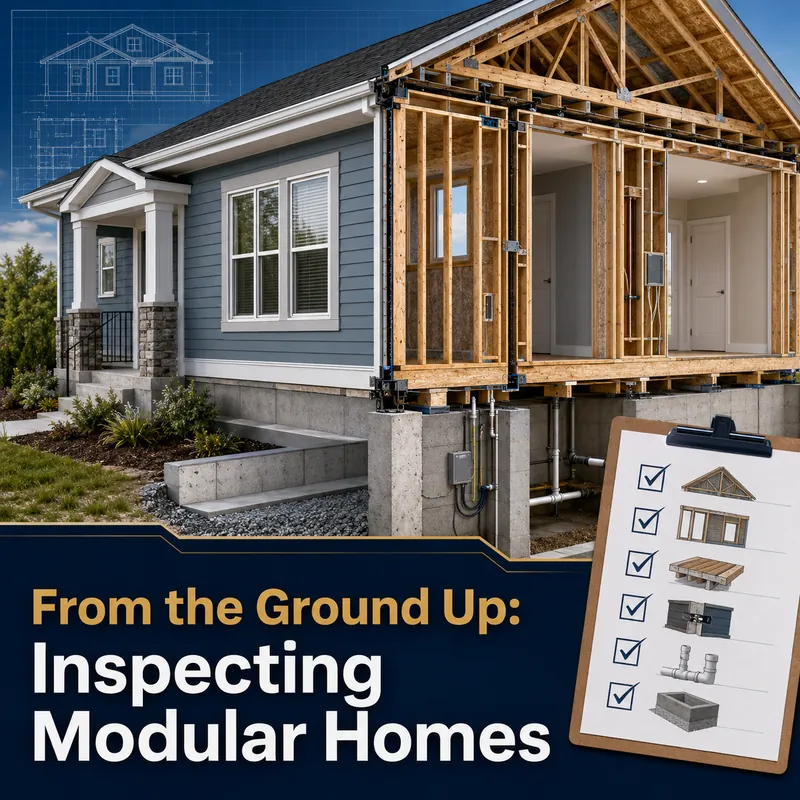 Webinar! From the Ground Up: Inspecting Modular Homes