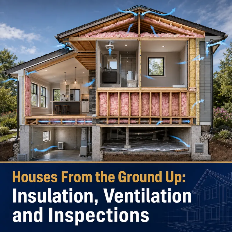 Webinar! Houses From the Ground Up: Insulation, Ventilation and Inspections