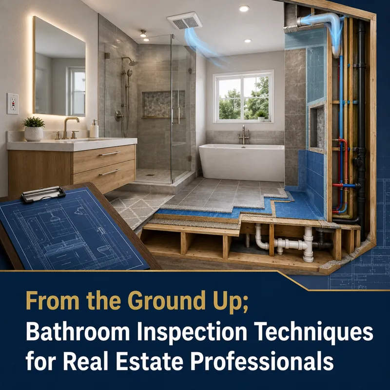 Webinar! From the Ground Up; Bathroom Inspection Techniques for Real Estate Professionals