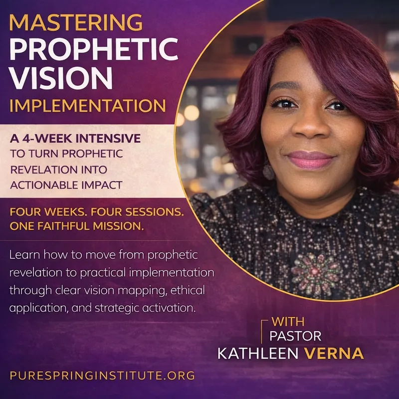Mastering Prophetic Vision Implementation - (Mini-Course Intensive)