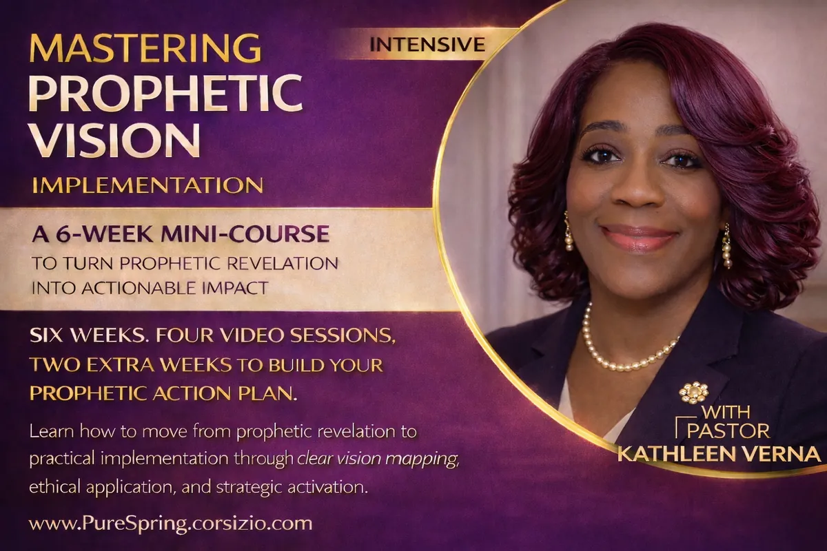 Mastering Prophetic Vision Implementation (On-Demand Mini Course)
