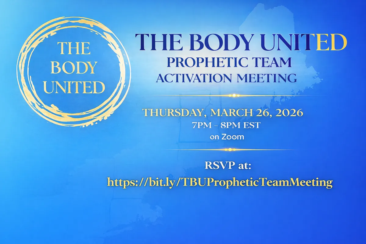 TBU Prophetic Ministry Team Activation Meeting