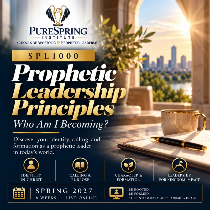 SPL1000 Prophetic Principles - (Online)