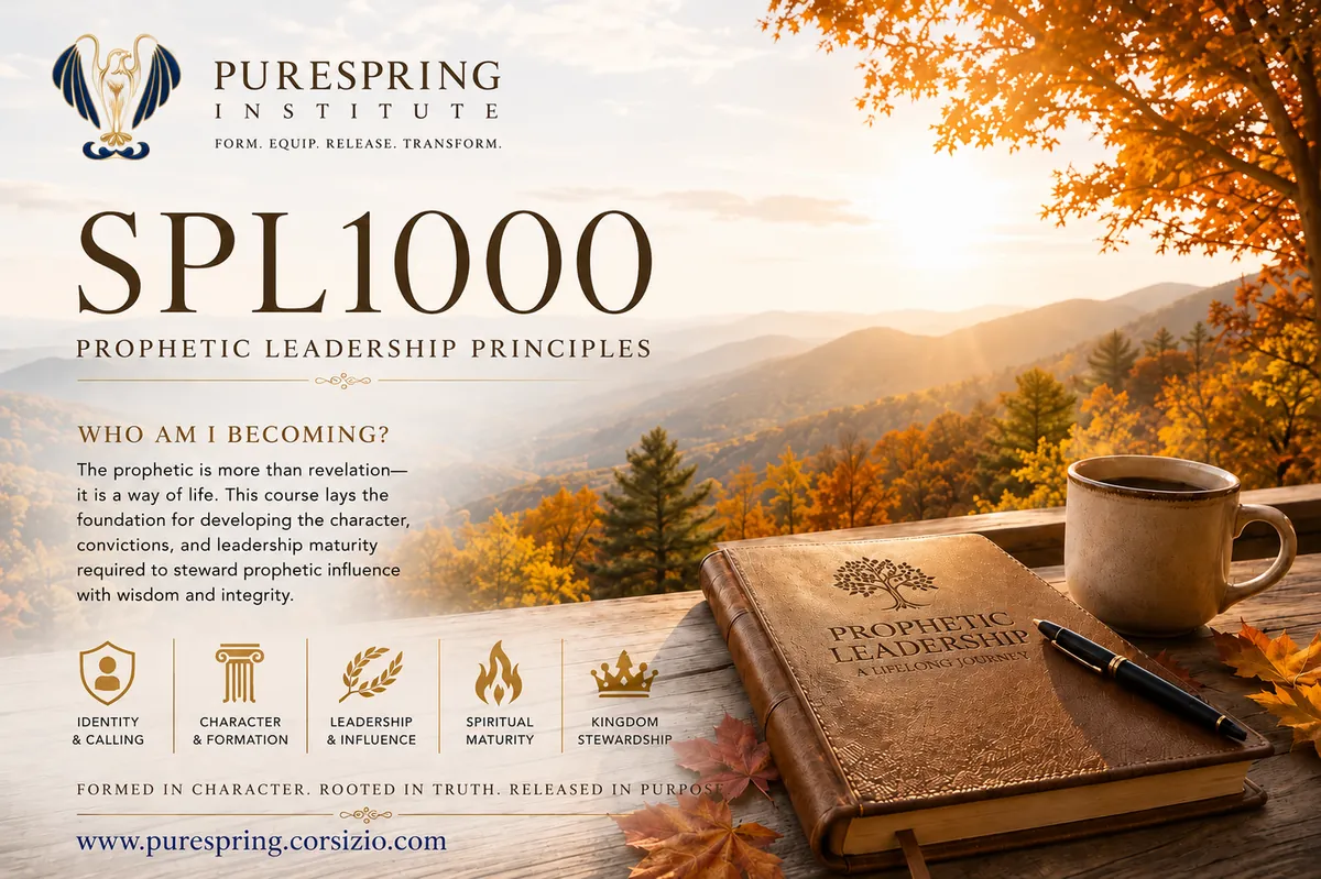 SPL1000 Prophetic Principles - (Online)