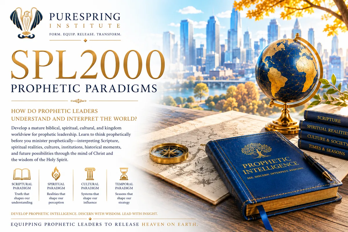 SPL2000 Prophetic Paradigms Course (VIRTUAL)