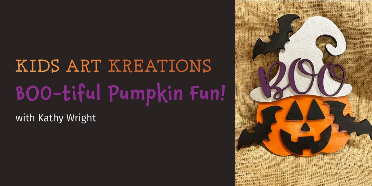 Kids Art Kreations | BOO-tiful Pumpkin Fun!