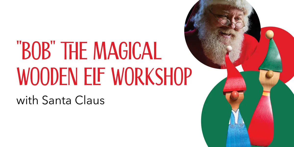 Kids Art Kreations | "Bob" The Magical Wooden Elf Workshop with Santa Claus and Kringle Toy Makers