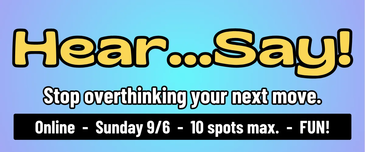 Hear...Say w/Alex Russell (online improv workshop)
